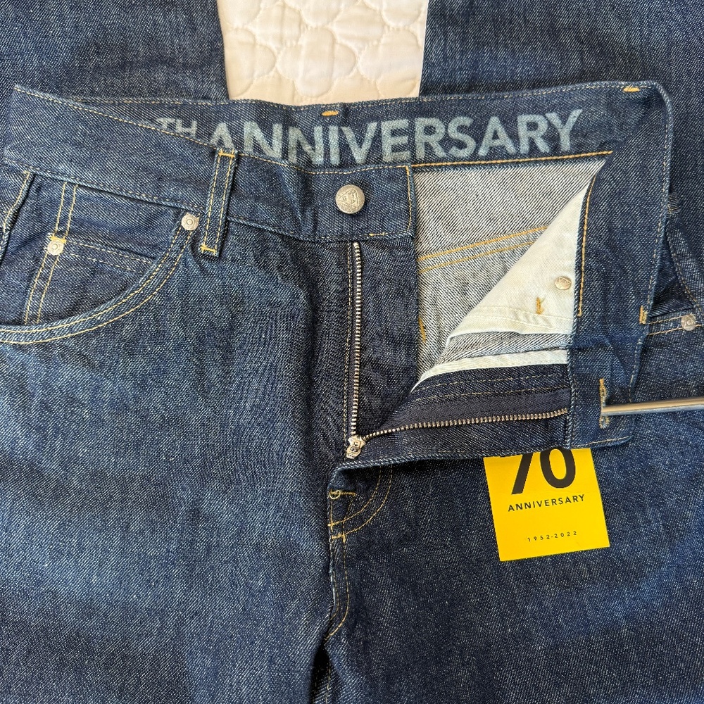 Roy Roger's 70th Anniversary Selvedge Denim Jeans Made in Italy Size 29 - Picture 3 of 14